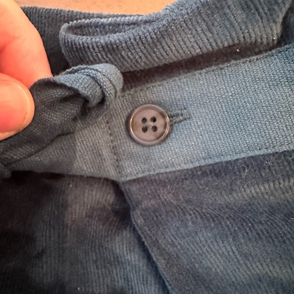 Tia Cibani Kids Corduroy Knee Shorts size 2 Teal - Picture 4 of 5